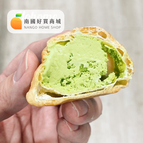 甜點_工作區域 1 複本 74 🍮 日本榮屋抹茶鮮奶油泡芙(10入)